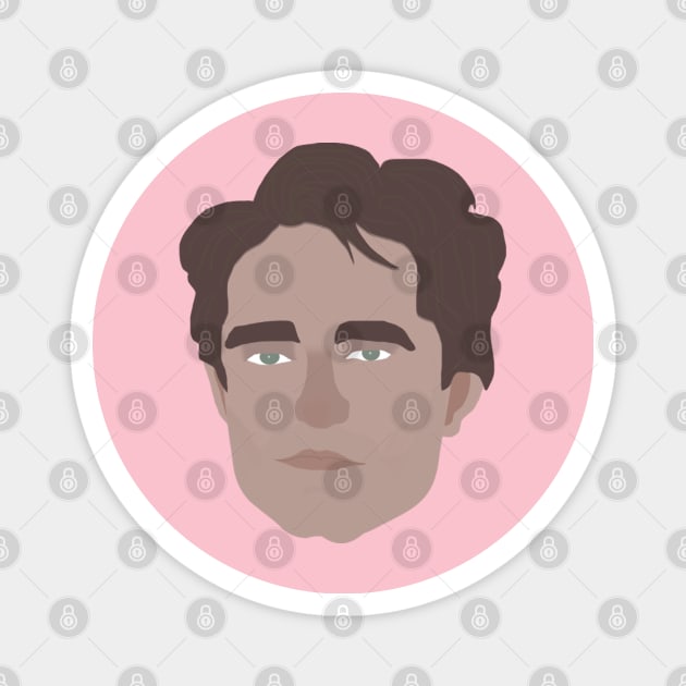 Robert Pattinson Head Magnet by JorisLAQ